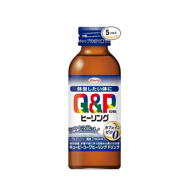 일본 코와 Q&P 큐앤피 힐링 큐피힐링 드링크 100ml 피로회복 및 예방