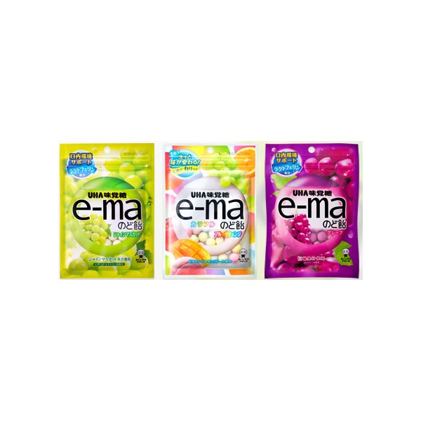 [UHA] 목캔디 e-ma 50g
