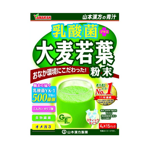 야마모토 한방 유산균 보리새잎 녹즙 4g x 15포