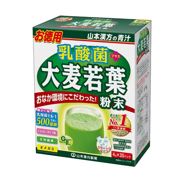 야마모토 한방 유산균 보리새잎 녹즙 4g x 30포