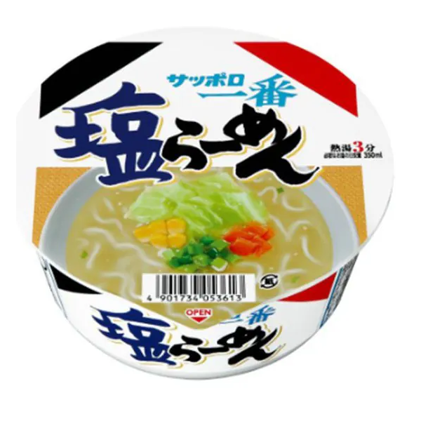 삿포로이치방 컵라면 소금라면 돈부리 76g