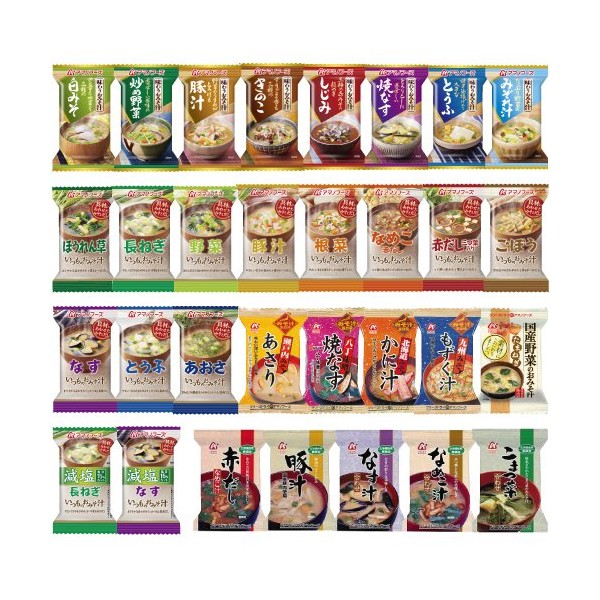 아마노후즈 드라이 미소시루 31종