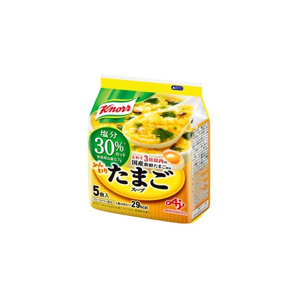 [크노르 스프] 부드러운 계란 스프 염분 30 % 인하 5개입