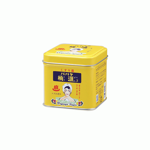 파파야 도원 S 70g 캔 입욕제 유자의 향기