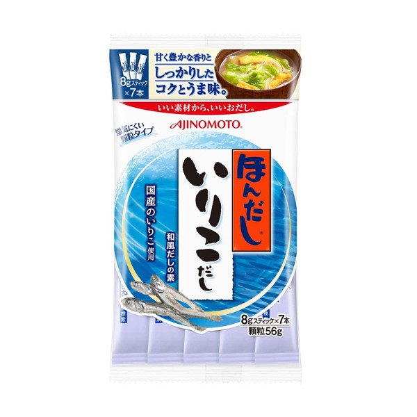 아지노모토 혼다시 이리코 다시 (마른 멸치 다시) 8g x 7