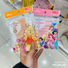 디즈니 캐릭터 슬림 면봉 50개
