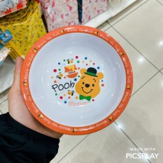 디즈니 캐릭터 푸 접시