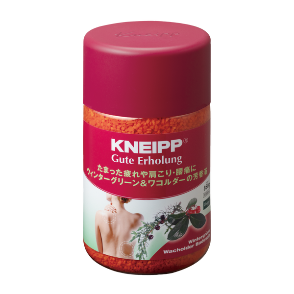 크나이프 구테 에어 홀그 목욕 소금 겨울 그린 & 와콜더 향기 850g