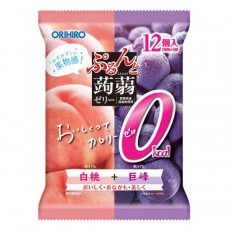 오리히로 곤약젤리 0칼로리 백도맛 & 포도맛 12개입