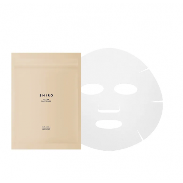 시로 SHIRO 사케 카수 & 코메누카 페이스 마스크 팩 3 장