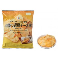 세븐일레븐 포테이토칩 진한 치즈 맛 일본 편의점 과자