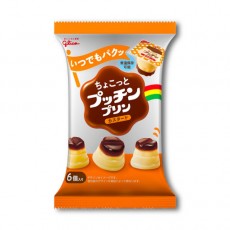 글리코 조그만 푸칭푸딩 커스터드맛 일본푸딩 6개입