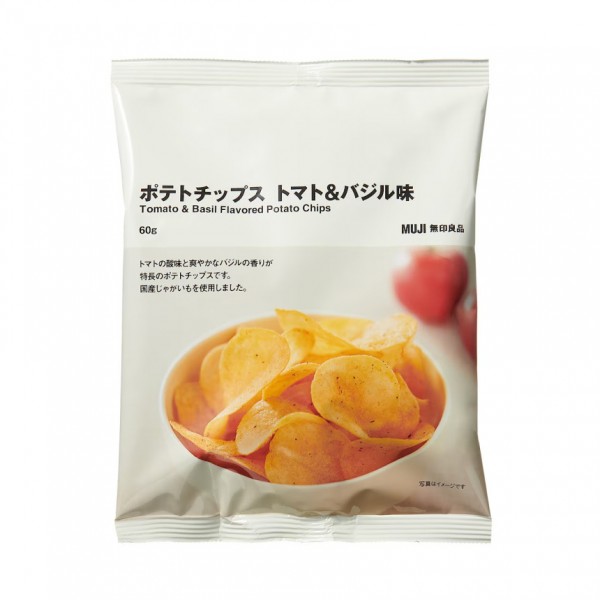 무인양품 포테이토칩 토마토＆바질 60g