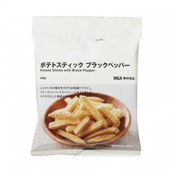 무인양품 포테이토 스틱 블랙페퍼 45g