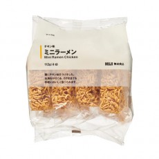 무인양품 치킨맛 미니라멘 4개입 일본라면 간식 간편식