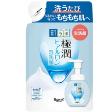 로트 제약 ROHTO 하다라보 극윤 히알루 론 거품 세안 리필 용  140ml