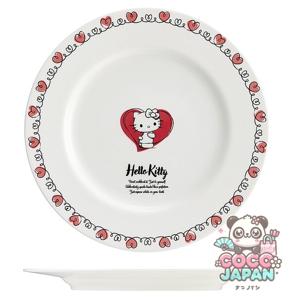 스케이터 23cm 플레이트 산리오 캐릭터즈 헬로 키티 드로잉 CBPL23