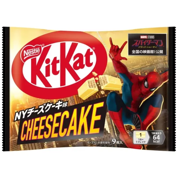[Kit kat] 네슬레 킷캣 스파이더맨 콜라보 NY 치즈케이크맛 9개입