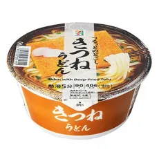 세븐일레븐 키츠네 우동 돈가타 90g 일본 편의점 컵라면