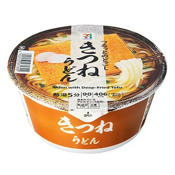 세븐일레븐 키츠네 우동 돈가타 90g 일본 편의점 컵라면