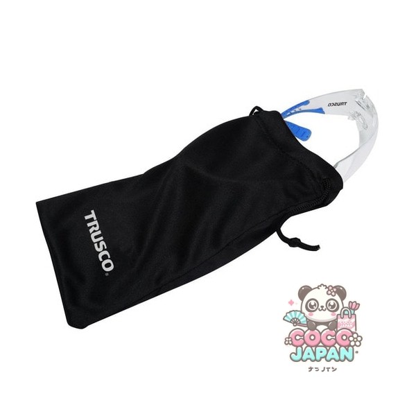 Trusco Nakayama Truscoslpgg [Trusco Ultra-lightweight Protection Glasses 26G, 스토리지 백이 포함 된 근접 방진 프레임이있는 투명 렌즈]