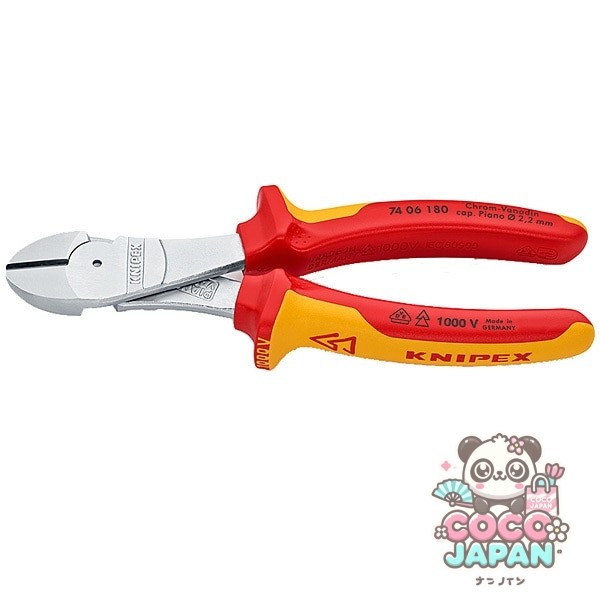 Knipex 7406180 [강한 니퍼 1000V 180mm]