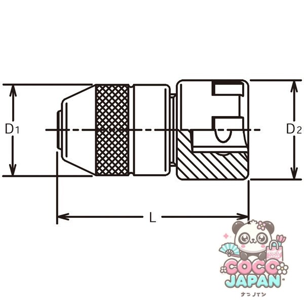 Koken 4131A-3 [1/2 인치 조절 식 탭 홀더 M10-M20]