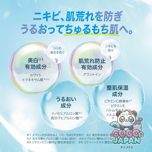 로트 제약 ROHTO 하다라보 백윤약용 미백 화장수 촉촉한 타입 리필 [170mL]