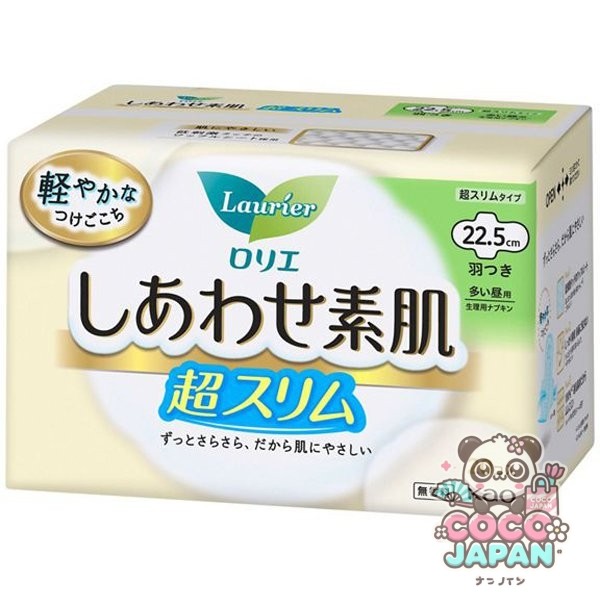 로리에 어울리는 맨살 초슬림 타입 많은 낮용 날개 달린 22.5cm 20개 [생리대]