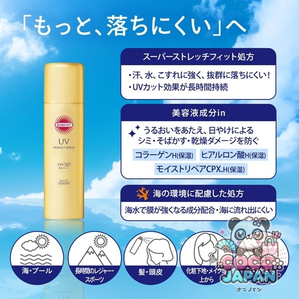 선컷 SUNCUT 선컷 R 퍼펙트 UV 스프레이 SPF50+/PA++++ 90g [썬스크린]