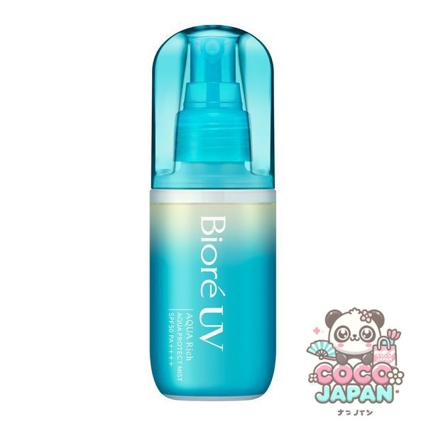 Biore 비오레 UV 아쿠아리치 아쿠아 프로텍트 미스트 SPF50/PA++++ 60ml [썬크림 얼굴·몸·머리]