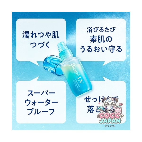 Biore 비오레 UV 아쿠아리치 아쿠아 프로텍트 미스트 SPF50/PA++++ 60ml [썬크림 얼굴·몸·머리]