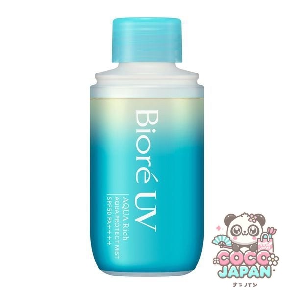 Biore 비오레 UV 아쿠아 리치 아쿠아 프로텍트 미스트 교체 60ml [자외선 차단제 얼굴 · 몸 · 머리]