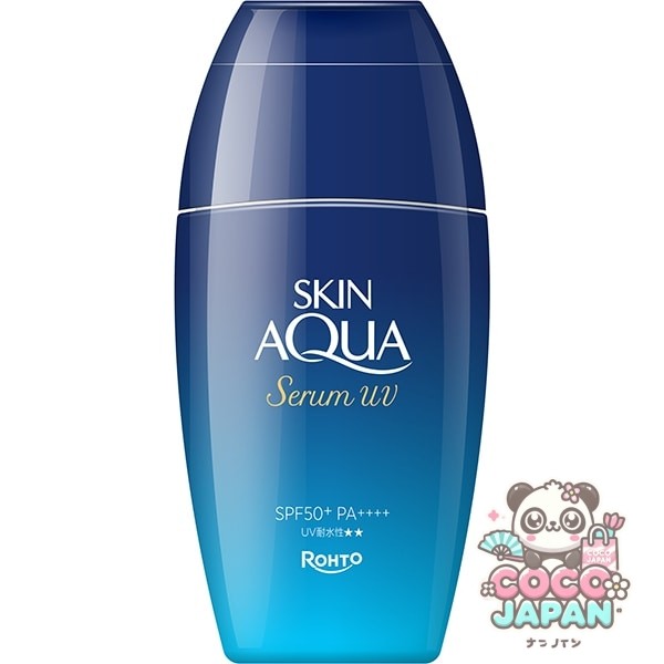 SKIN AQUA 스킨 아쿠아 히알루론 세럼 UV 70g SPF50 +/PA+++ + 3종 히알루론산 최고 농도 배합 에탄올 프리 수감 UV [썬크림 얼굴·몸용]