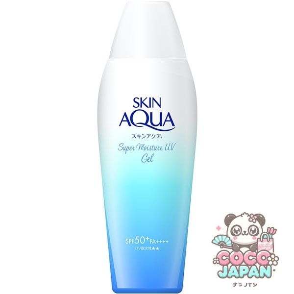 SKIN AQUA 스킨 아쿠아 슈퍼 모이스처 UV 젤 대용량 165g SPF50+/PA+++ + 3종 히알루론산 슈퍼 워터 프루프 전신용 [썬크림 얼굴·몸용]