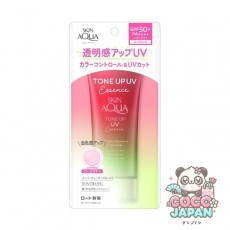 SKIN AQUA 스킨 아쿠아 톤 업 UV 에센스 해피네스 오라 80g SPF50+/PA+++ 로즈 컬러 톤 업 해피네스 아우라의 향기 [썬크림 얼굴·몸용]