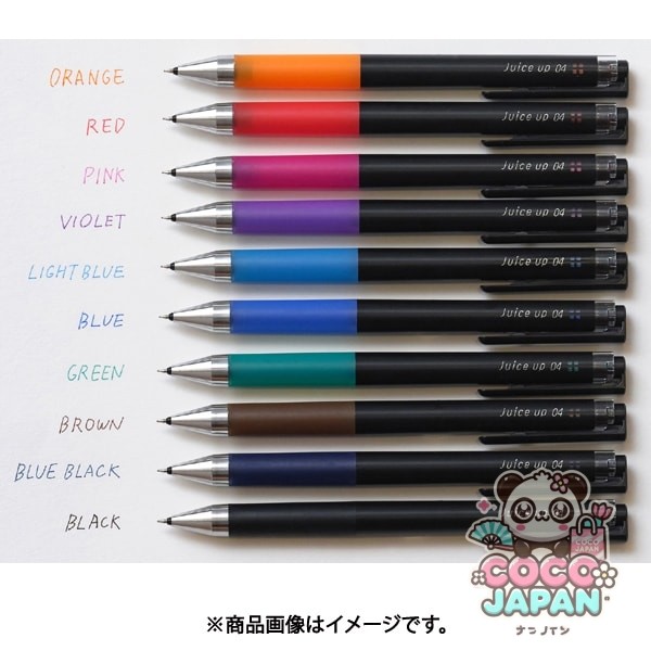 파일럿 PILOTJuice up 수성 안료 겔 잉크 볼펜 주스 업 0.4mm/초극세 블루 LJP-20S4-L