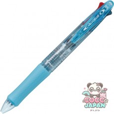 파일럿 PILOT 다색 볼펜 아크로 볼 4 유성 볼펜 0.5mm 극세 블랙 · 레드 · 블루 · 그린 클리어 소프트 블루 BKAB-45EF-CSL