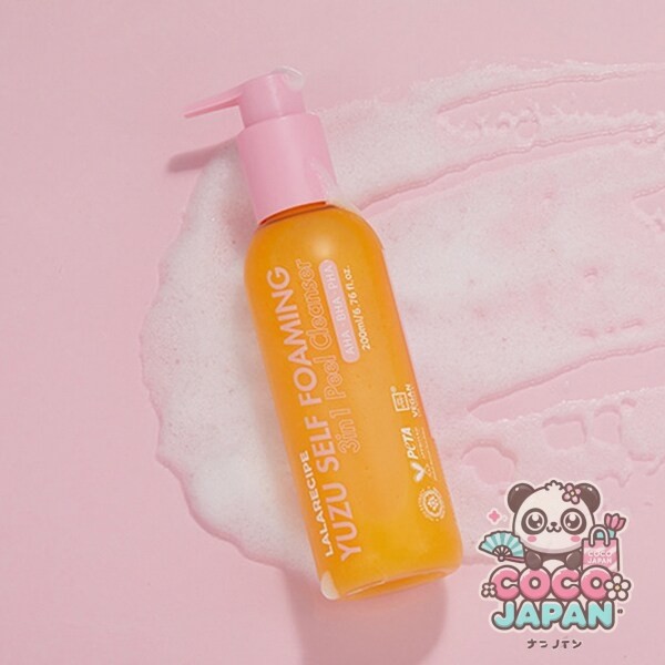 라라 레시피 LALARECIPELALARECIPE YUZU SELF FOAMING 3in1 CLEANSER