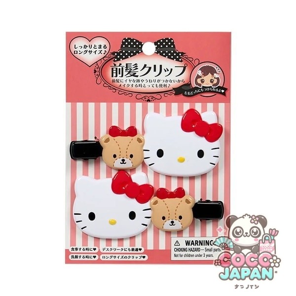 산리오 Sanrio 산리오 캐릭터즈 앞머리 클립 롱 헬로 키티