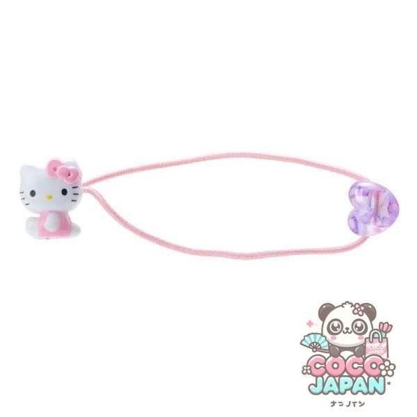 산리오 Sanrio 산리오 캐릭터 마스코트 헤어 고무 S 하트 헬로 키티 / 핑크 [캐릭터 상품]