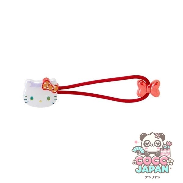 산리오 Sanrio 산리오 캐릭터 마스코트 헤어 고무 M 헬로 키티 레드 [캐릭터 상품]