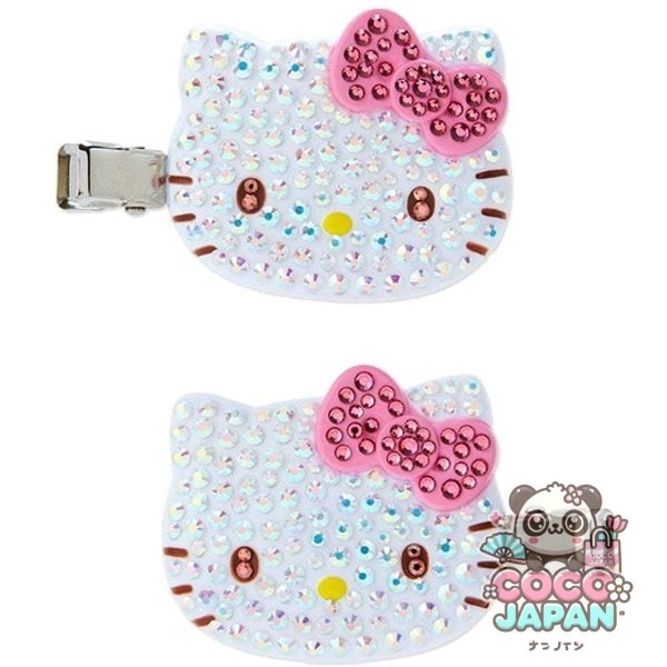 산리오 Sanrio 산리오 캐릭터즈 앞머리 클립 보석 데코 헬로 키티
