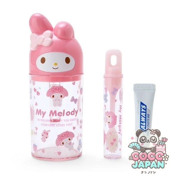 산리오 Sanrio 산리오 캐릭터즈 허브러시 & 컵 세트 마이 멜로디 [캐릭터 상품]