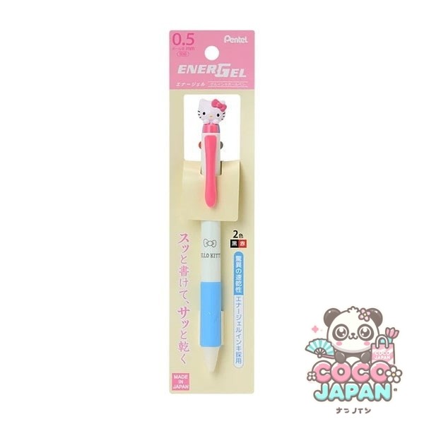 산리오 Sanrio 산리오 캐릭터 마스코트와 에너 젤 2 색 볼펜 헬로 키티
