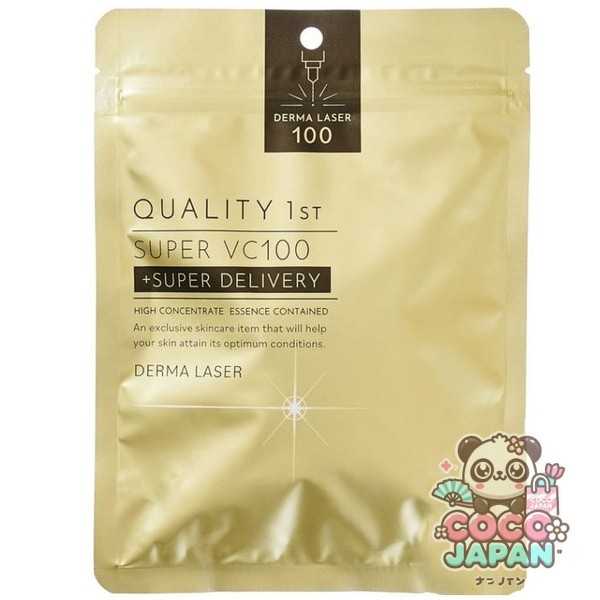 퀄리티 퍼스트 QUALITY FIRST 더마 레이저 슈퍼 VC100 마스크 7장입 [시트 마스크]
