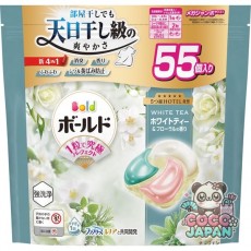 보르도(보루도) 세탁 세제 젤 ​​볼(캡슐)(캡슐) 4in1 화이트 티 & 플로랄 향기 리필 메가 점보 55개