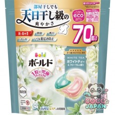 보르도(보루도) 세탁 세제 젤 ​​볼(캡슐)(캡슐) 4in1 화이트 티 & 플로럴의 향기 리필 초메가 점보 70개