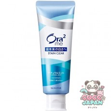 선 스타 SUNSTAR Ora2 오라 투 오라 2 me (오라 투미) 스테인 크리아 페이스트 내츄럴 민트 130g [치약 의약 부외품 화이트닝 구취 예방]