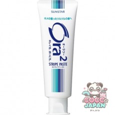 선스타 SUNSTAR Ora2 오라 투 오라 투 스트라이프 페이스트 플라크 제거 140g [치약 의약 부외품]